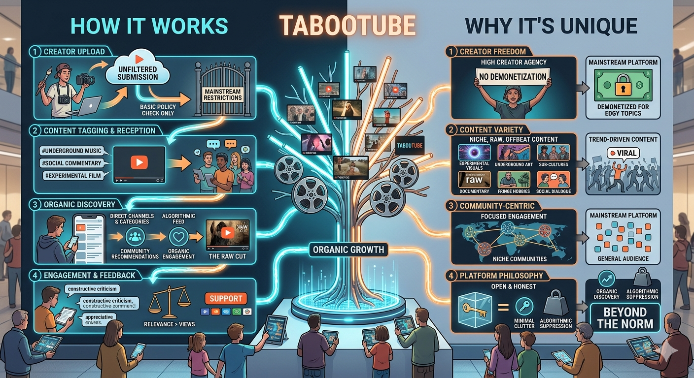 tabootube how it works and why its unique
